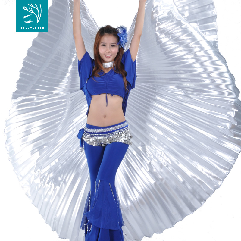 360 Closed Back Dancewear Polyester Belly Dance Isis Wing For Ladies More Colors